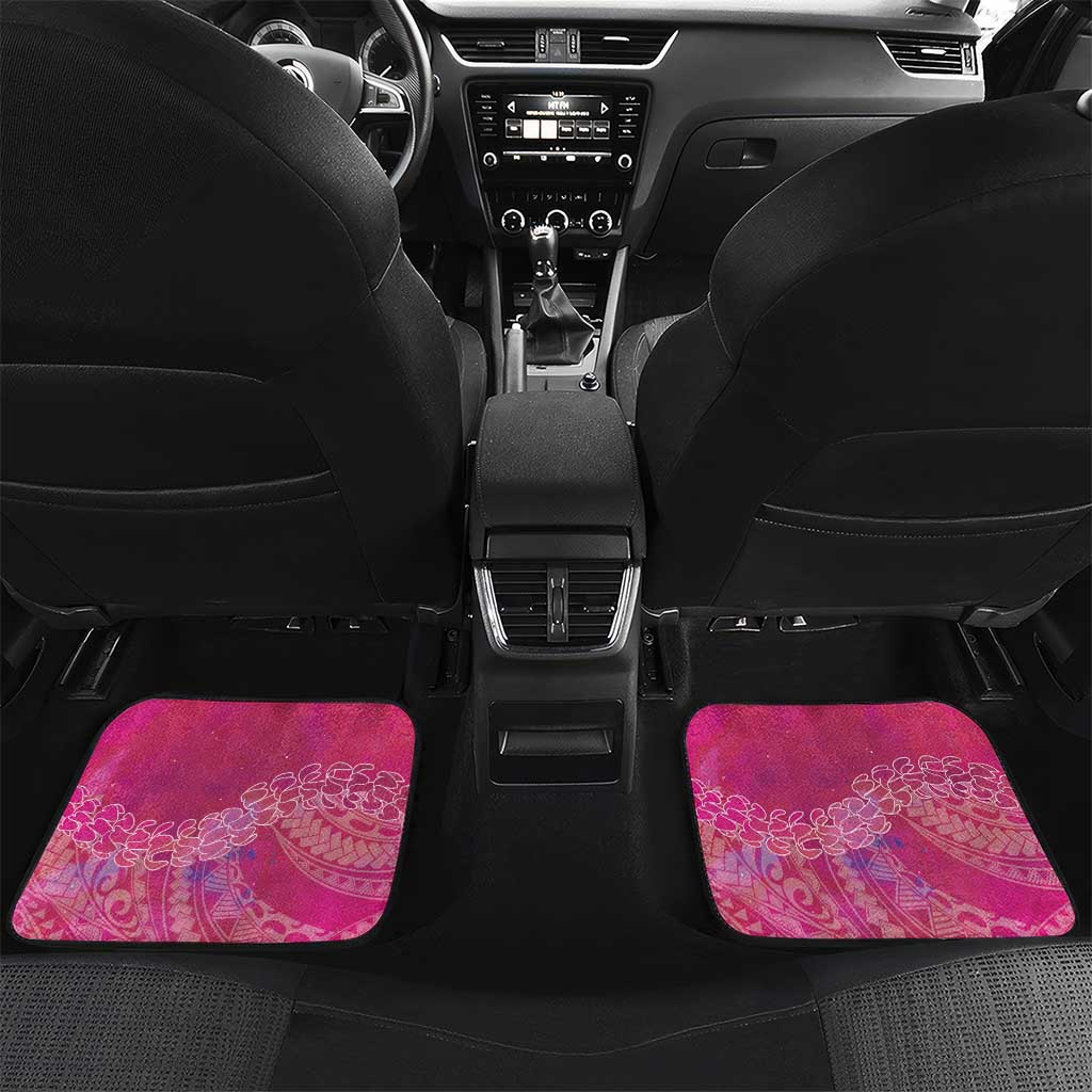 Pink Polynesia Father's Day Car Mats Dad You Are My Hero