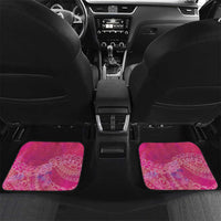 Pink Polynesia Father's Day Car Mats Dad You Are My Hero