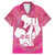 Pink Polynesia Father's Day Family Matching Mermaid Dress and Hawaiian Shirt Dad You Are My Hero