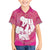 Pink Polynesia Father's Day Family Matching Short Sleeve Bodycon Dress and Hawaiian Shirt Dad You Are My Hero