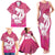 Pink Polynesia Father's Day Family Matching Tank Maxi Dress and Hawaiian Shirt Dad You Are My Hero