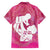 Pink Polynesia Father's Day Family Matching Tank Maxi Dress and Hawaiian Shirt Dad You Are My Hero
