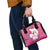 Pink Polynesia Father's Day Shoulder Handbag Dad You Are My Hero
