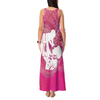 Pink Polynesia Father's Day Tank Maxi Dress Dad You Are My Hero