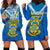 Tuvalu Independence Day Hoodie Dress Tuvaluan Proud 45th Anniversary Polynesian Pattern LT14 - Polynesian Pride