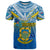 Tuvalu Independence Day T Shirt Tuvaluan Proud 45th Anniversary Polynesian Pattern LT14 Blue - Polynesian Pride