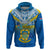 Custom Tuvalu Independence Day Hoodie Tuvaluan Proud 45th Anniversary Polynesian Pattern LT14 Pullover Hoodie Blue - Polynesian Pride