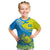 Palau Independence Day Kid T Shirt Happy 29th Anniversary Polynesian Hammerhead Shark LT14 Blue - Polynesian Pride