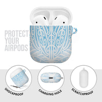 Blue New Zealand Puhoro Maori Tattoo AirPods Case