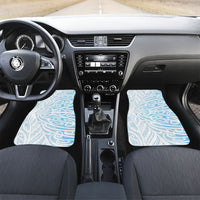 Blue New Zealand Puhoro Maori Tattoo Car Mats