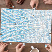 Blue New Zealand Puhoro Maori Tattoo Puzzle