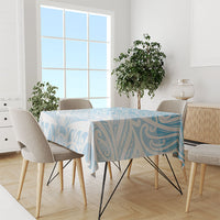 Blue New Zealand Puhoro Maori Tattoo Tablecloth