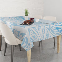Blue New Zealand Puhoro Maori Tattoo Tablecloth