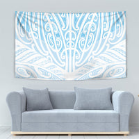 Blue New Zealand Puhoro Maori Tattoo Tapestry