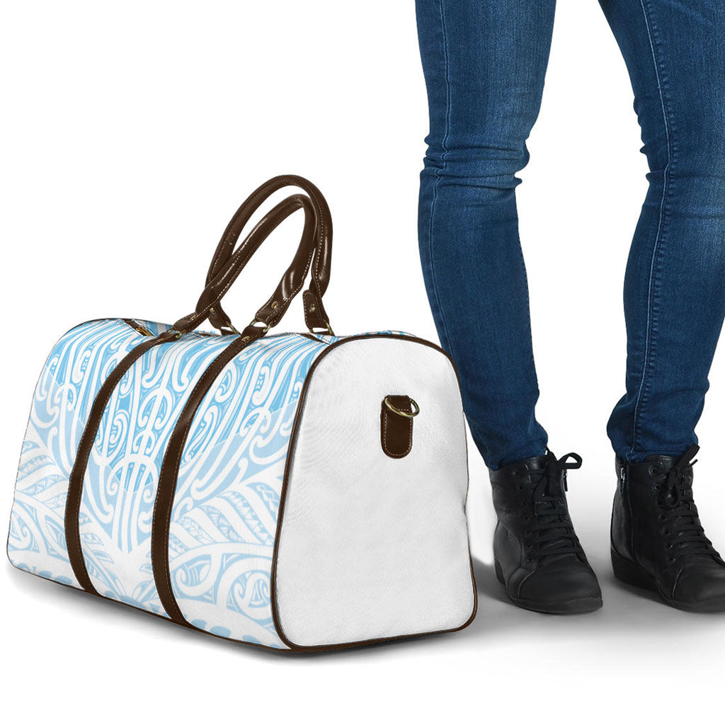 Blue New Zealand Puhoro Maori Tattoo Travel Bag