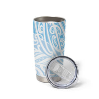 Blue New Zealand Puhoro Maori Tattoo Tumbler Cup