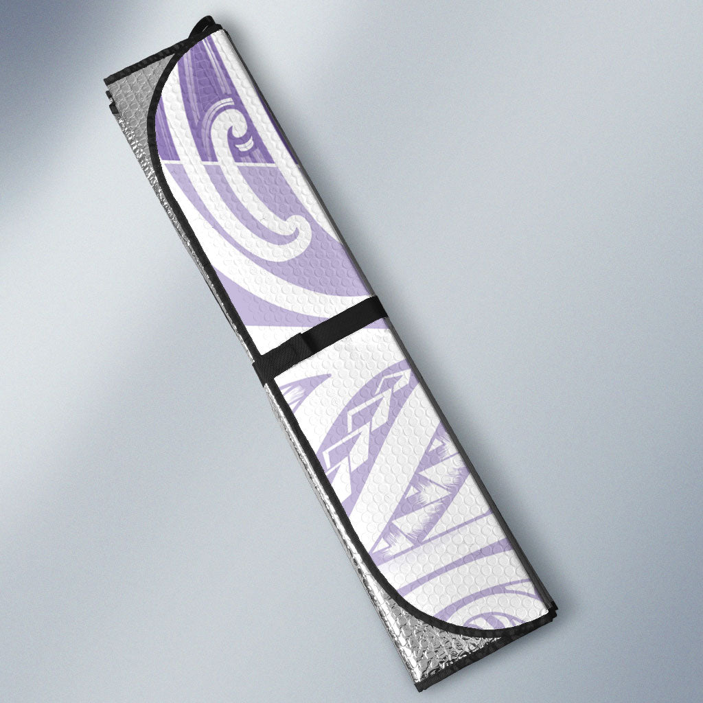 Purple New Zealand Puhoro Maori Tattoo Auto Sun Shade