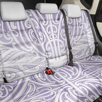 Purple New Zealand Puhoro Maori Tattoo Back Car Seat Cover