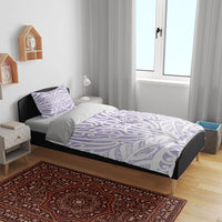 Purple New Zealand Puhoro Maori Tattoo Bedding Set