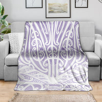 Purple New Zealand Puhoro Maori Tattoo Blanket
