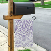 Purple New Zealand Puhoro Maori Tattoo Garden Flag