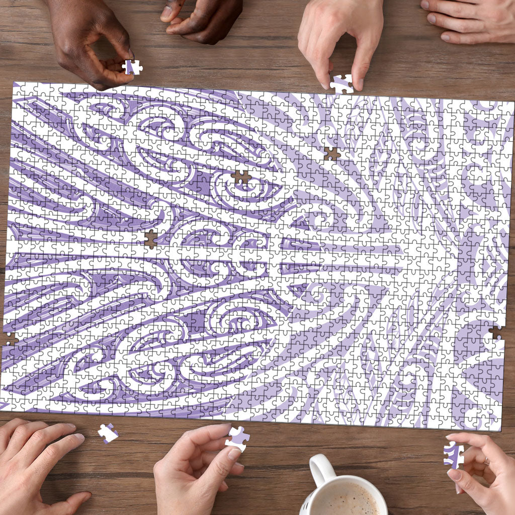 Purple New Zealand Puhoro Maori Tattoo Puzzle