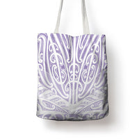 Purple New Zealand Puhoro Maori Tattoo Tote Bag