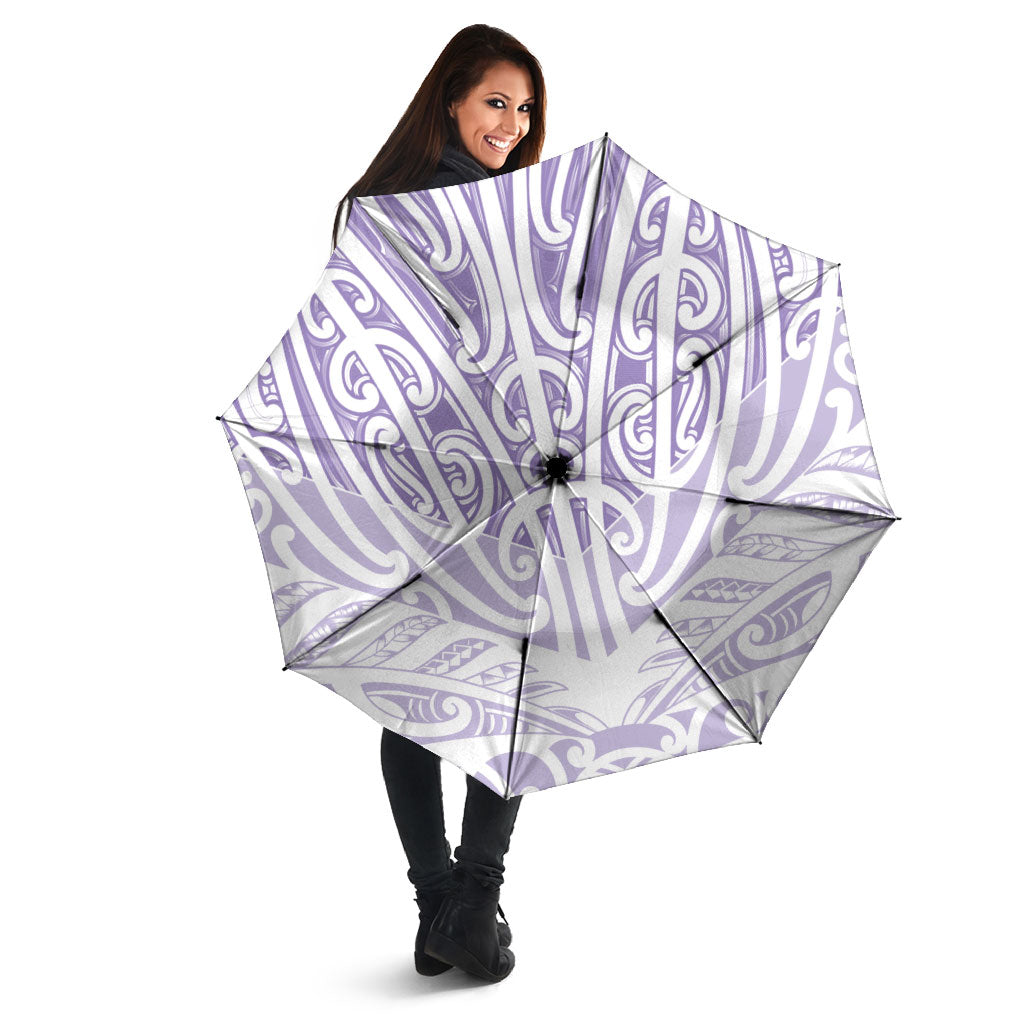 Purple New Zealand Puhoro Maori Tattoo Umbrella