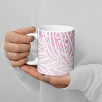 Pink New Zealand Puhoro Maori Tattoo Ceramic Mug