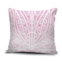 Pink New Zealand Puhoro Maori Tattoo Pillow Cover