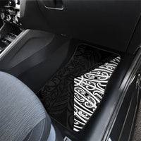 Black New Zealand Puhoro Maori Tattoo Car Mats