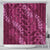 Pink Aloha Hawaii Shower Curtain Hawaiian Kakau Ohia Lehua Lei - Polynesian Pride