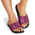 Pink Aloha Hawaii Slide Sandals Hawaiian Kakau Ohia Lehua Lei - Polynesian Pride