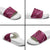 Pink Aloha Hawaii Slide Sandals Hawaiian Kakau Ohia Lehua Lei - Polynesian Pride