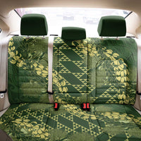 Green Aloha Hawaii Back Car Seat Cover Hawaiian Kakau Ohia Lehua Lei - Polynesian Pride