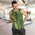 Green Aloha Hawaii Men Tank Top Hawaiian Kakau Ohia Lehua Lei - Polynesian Pride