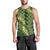 Green Aloha Hawaii Men Tank Top Hawaiian Kakau Ohia Lehua Lei - Polynesian Pride