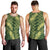Green Aloha Hawaii Men Tank Top Hawaiian Kakau Ohia Lehua Lei - Polynesian Pride