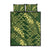 Green Aloha Hawaii Quilt Bed Set Hawaiian Kakau Ohia Lehua Lei - Polynesian Pride