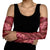 Maroon Aloha Hawaii Arm Sleeves Hawaiian Kakau Ohia Lehua Lei - Polynesian Pride