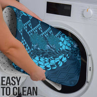 Naval Night Aloha Hawaii Bathroom Set Hawaiian Kakau Ohia Lehua Lei - Polynesian Pride