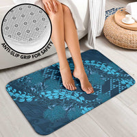 Naval Night Aloha Hawaii Bathroom Set Hawaiian Kakau Ohia Lehua Lei - Polynesian Pride