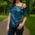 Naval Night Aloha Hawaii Cross Shoulder Shirt Hawaiian Kakau Ohia Lehua Lei - Polynesian Pride