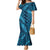 Naval Night Aloha Hawaii Family Matching Mermaid Dress and Hawaiian Shirt Hawaiian Kakau Ohia Lehua Lei - Polynesian Pride