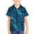 Naval Night Aloha Hawaii Family Matching Short Sleeve Bodycon Dress and Hawaiian Shirt Hawaiian Kakau Ohia Lehua Lei - Polynesian Pride