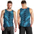 Naval Night Aloha Hawaii Men Tank Top Hawaiian Kakau Ohia Lehua Lei - Polynesian Pride