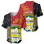 Personalised PNG Morobe Provins Baseball Jersey Papua New Guinea Plumeria Melanesian Pattern - Polynesian Pride