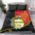 Personalised PNG Morobe Provins Bedding Set Papua New Guinea Plumeria Melanesian Pattern - Polynesian Pride
