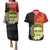 Personalised PNG Morobe Provins Couples Matching Puletasi and Hawaiian Shirt Papua New Guinea Plumeria Melanesian Pattern - Polynesian Pride