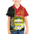 Personalised PNG Morobe Provins Family Matching Short Sleeve Bodycon Dress and Hawaiian Shirt Papua New Guinea Plumeria Melanesian Pattern - Polynesian Pride